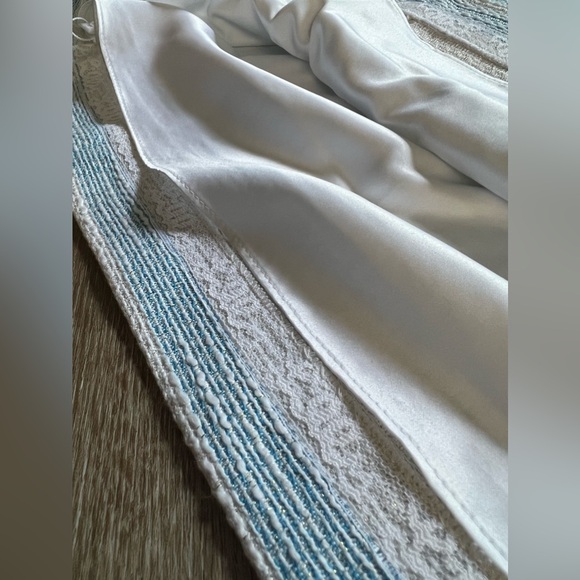 Lilly Pulitzer Rylan Dress Blue and White Stripes - Picture 11 of 11